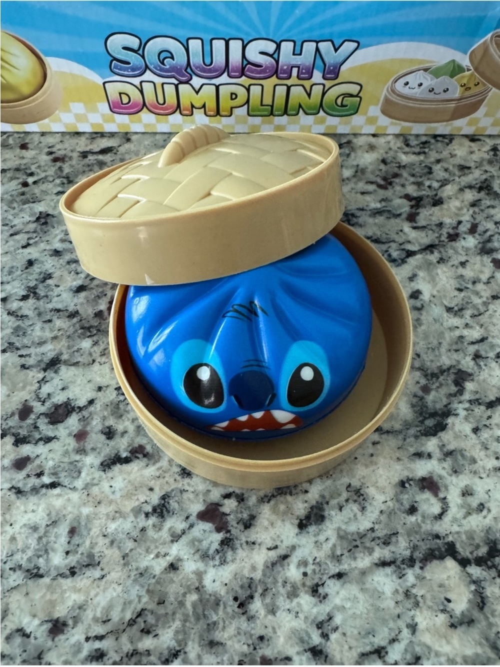 Disney Stitch Foam Squishy Dumpling - Picture 3 of 6